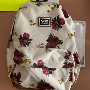 Vans floral backpack